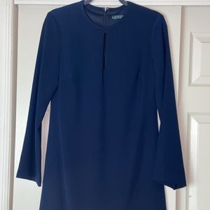 RALPH LAUREN CLOAK STYLE DRESS FRONT KEYHOLE NWOT
